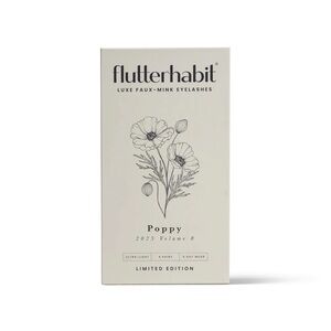 Flutterhabit Poppy Black